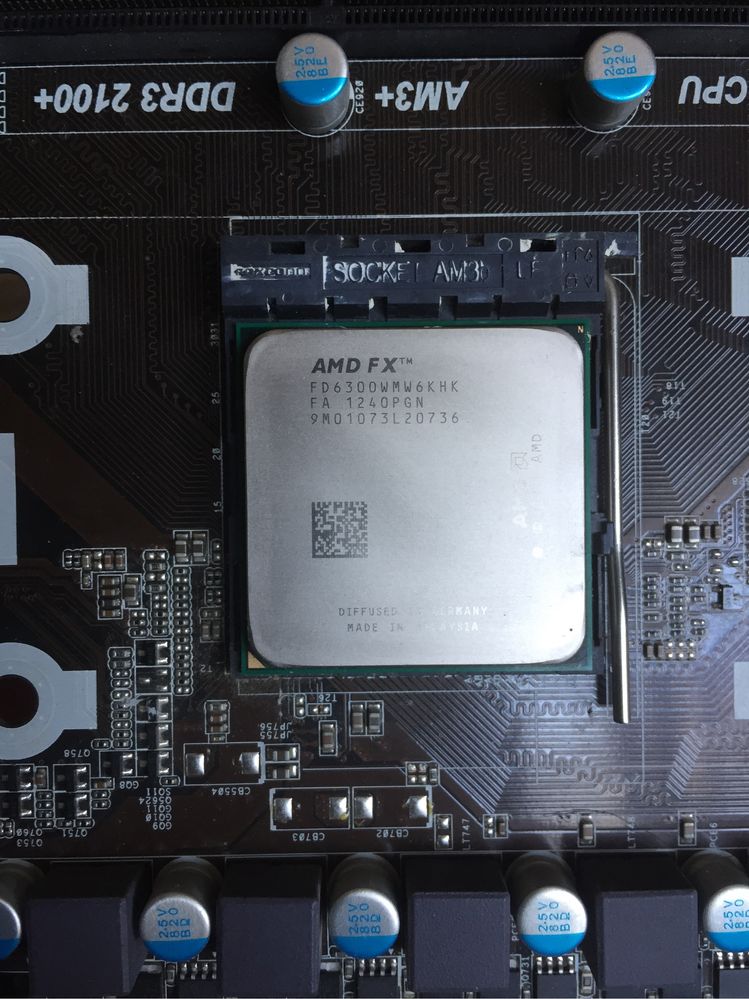 Процессор amd fx 6300 6 ядер, материнка, озу