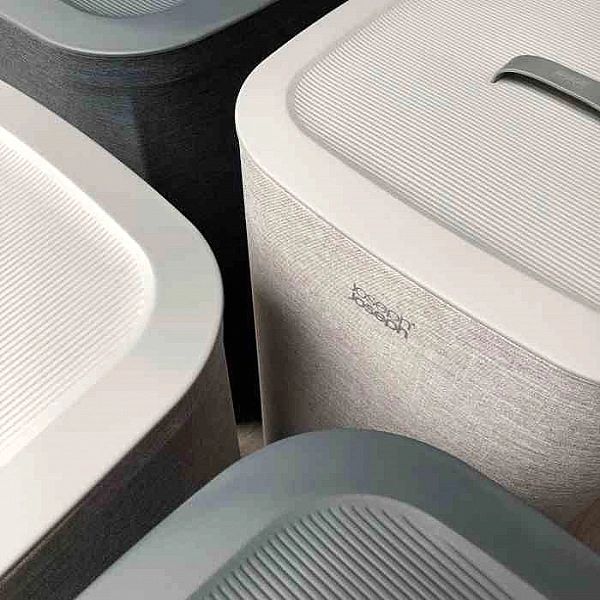 Kosz podwójny na pranie 60 l Tota, szary / Joseph Joseph