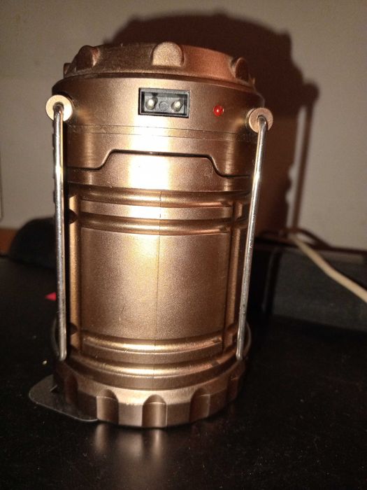 Туристический Фонарик G85, Solar, USB Power Bank.