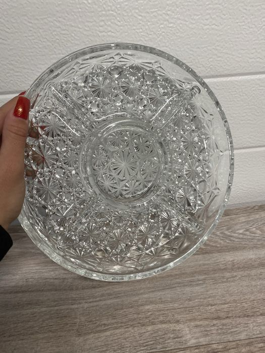 szklana taca patera na przekąski