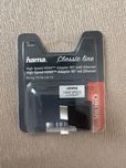 Adapter. Przejściowka, łącznik kątowy HDMI Hama