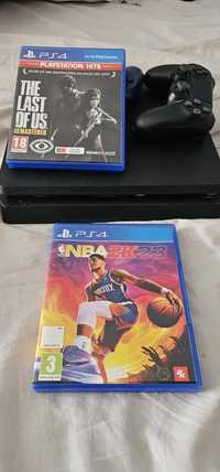 PlayStation 4 1T 2 comandos originais 2 jogos