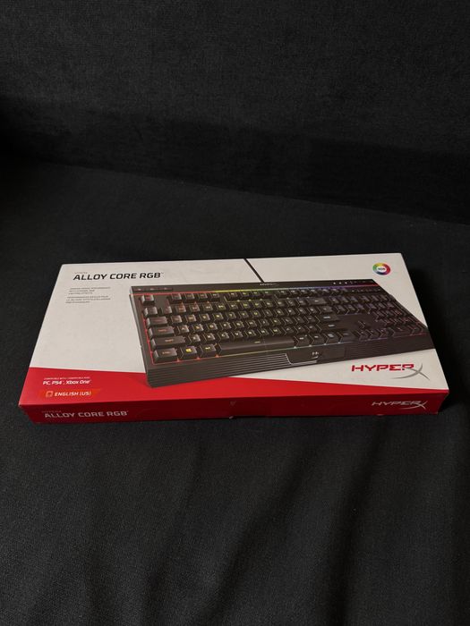Клавиатура HyperX Alloy Core RGB черная с украинской раскладкой