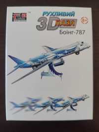 Заводной 3D пазл Hope Winning Боинг-787
