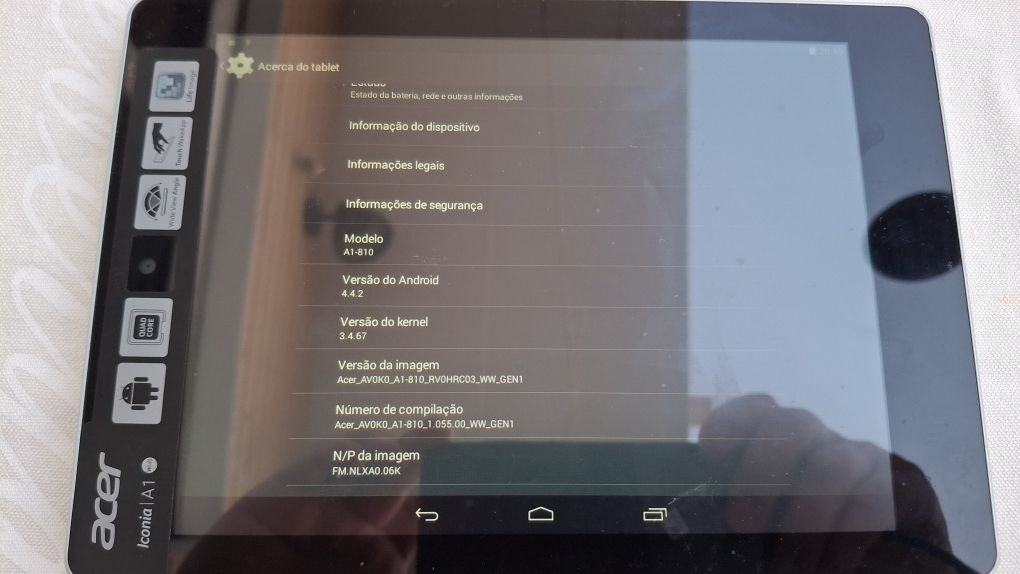 Tablet Acer iconia A1