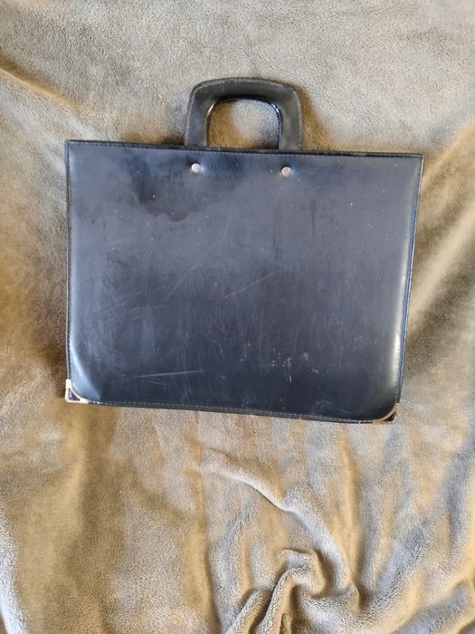 Mala porta documentos vintage