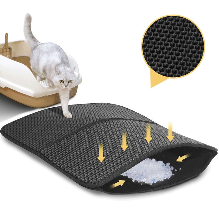 Tapete para WC Gato 60 x 45 cm | Higiene e Conforto para o Seu Felino