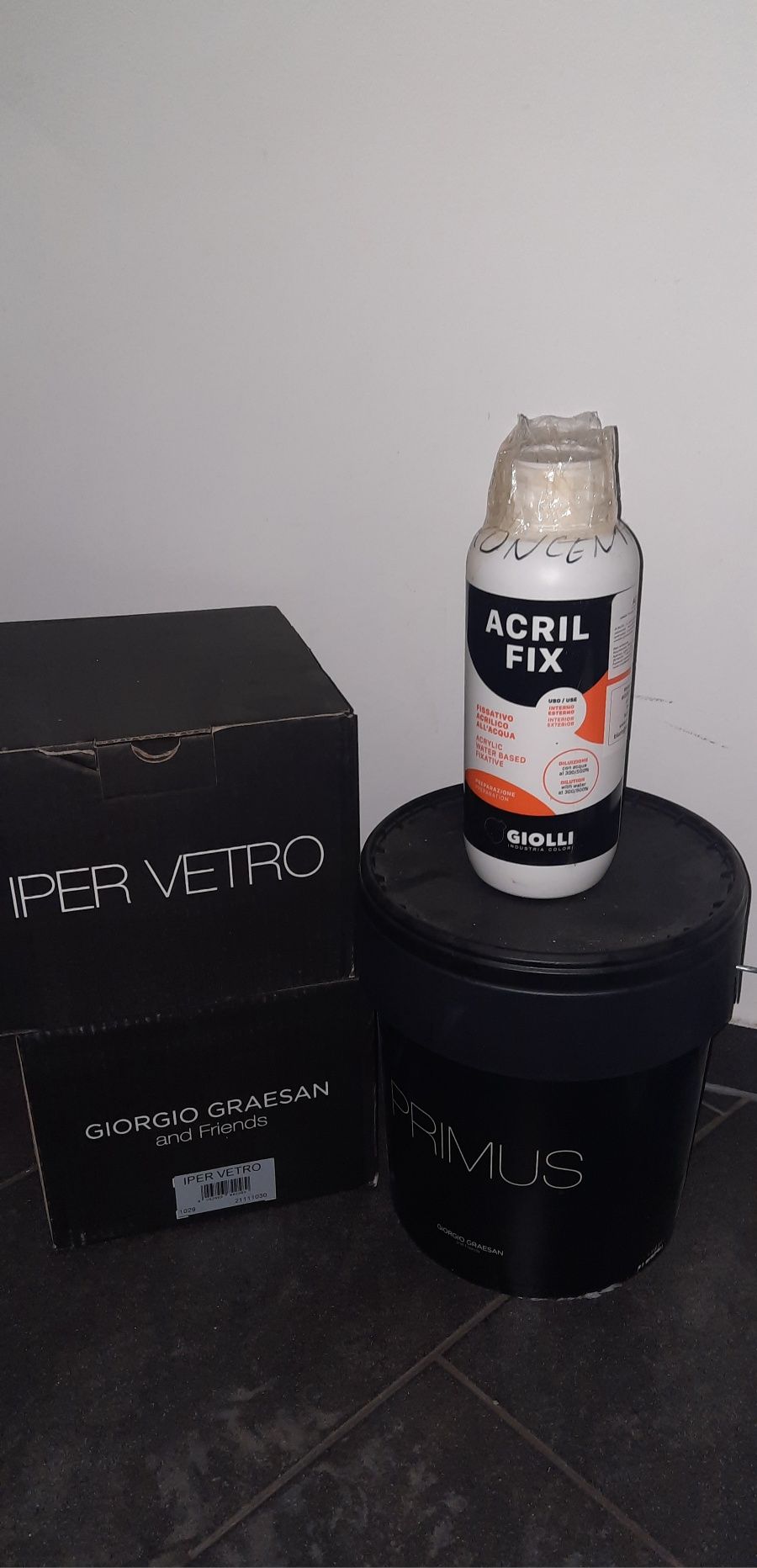 Giorgio Graesan Iper Vetro Primus Acril Fix tynk wenecki grunt