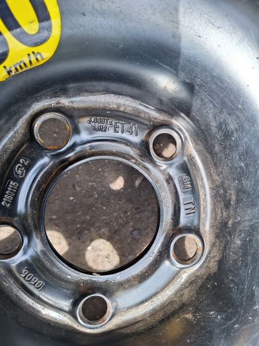 Koło kolo zapasowe dojazdowe Opel Vectra Astra Zafira 16 cali 5x110
