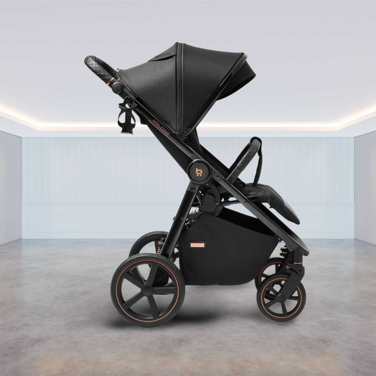 Wózek Xplode Chrome Future Design - czarno miedziany powystawowy