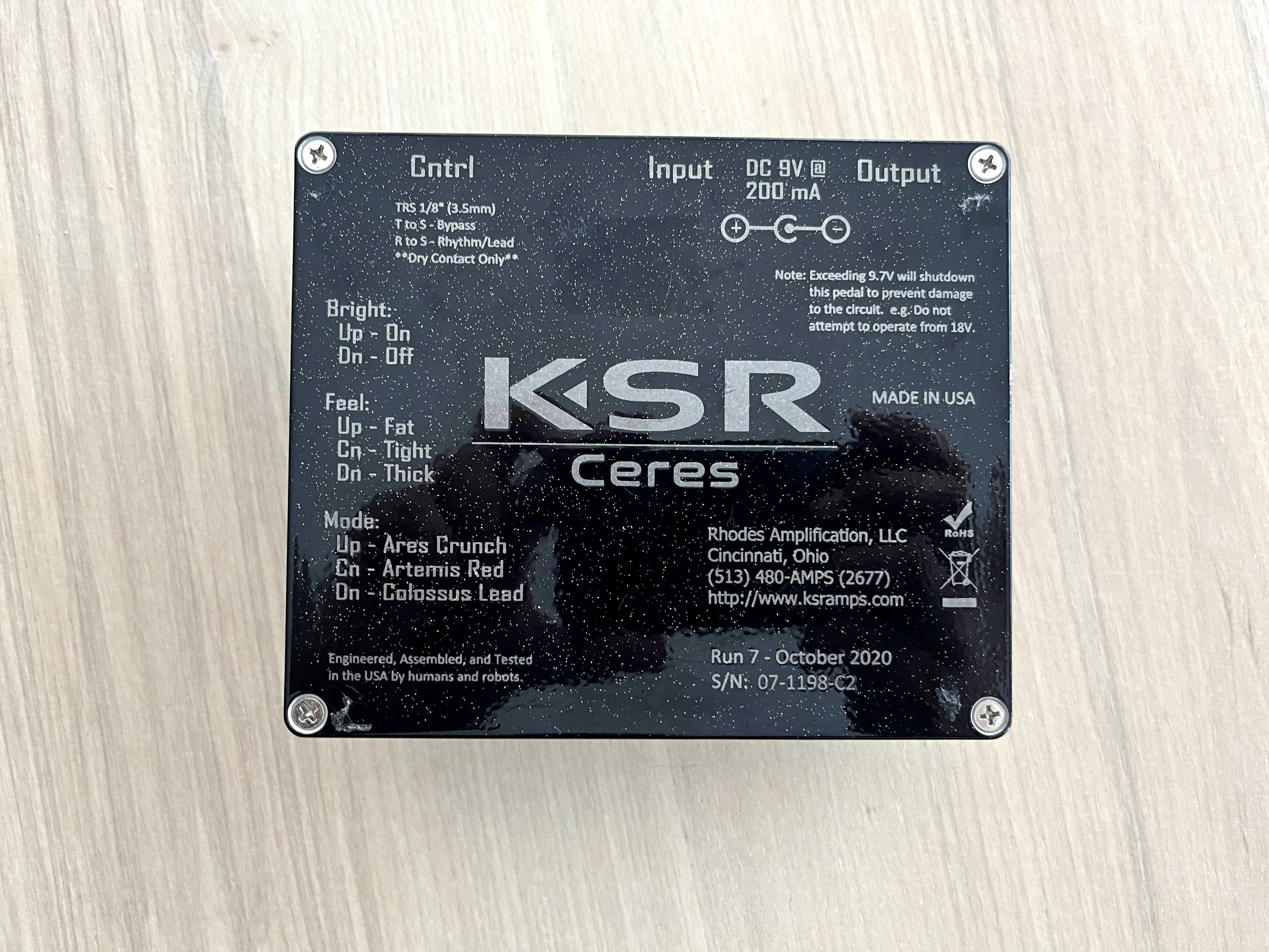 Pedal Preamp KSR Ceres