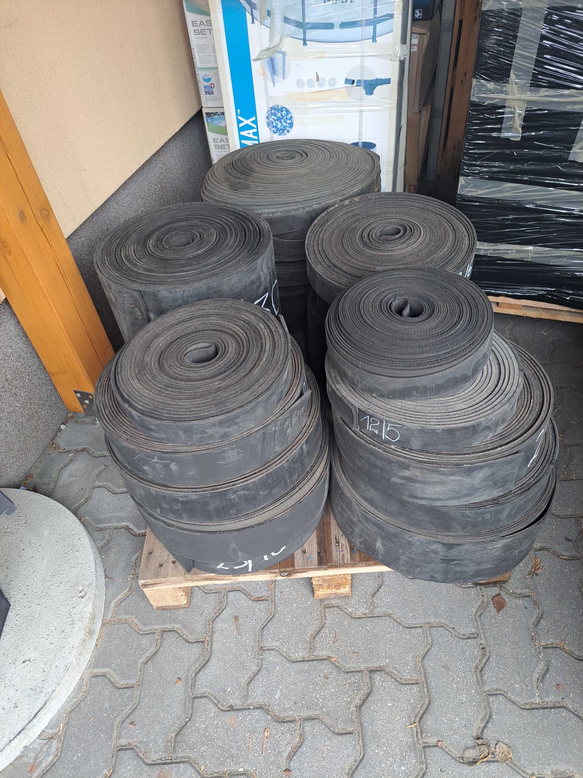 pas transmisyjny gumowy fartuch szerokość 4cm guma