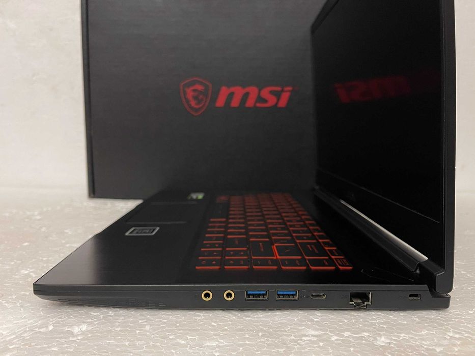 Игровой MSI GF 63 /CORE 10500H на 12" ЯДЕР/ 16 RAM/ GTX 1650 GDDR6