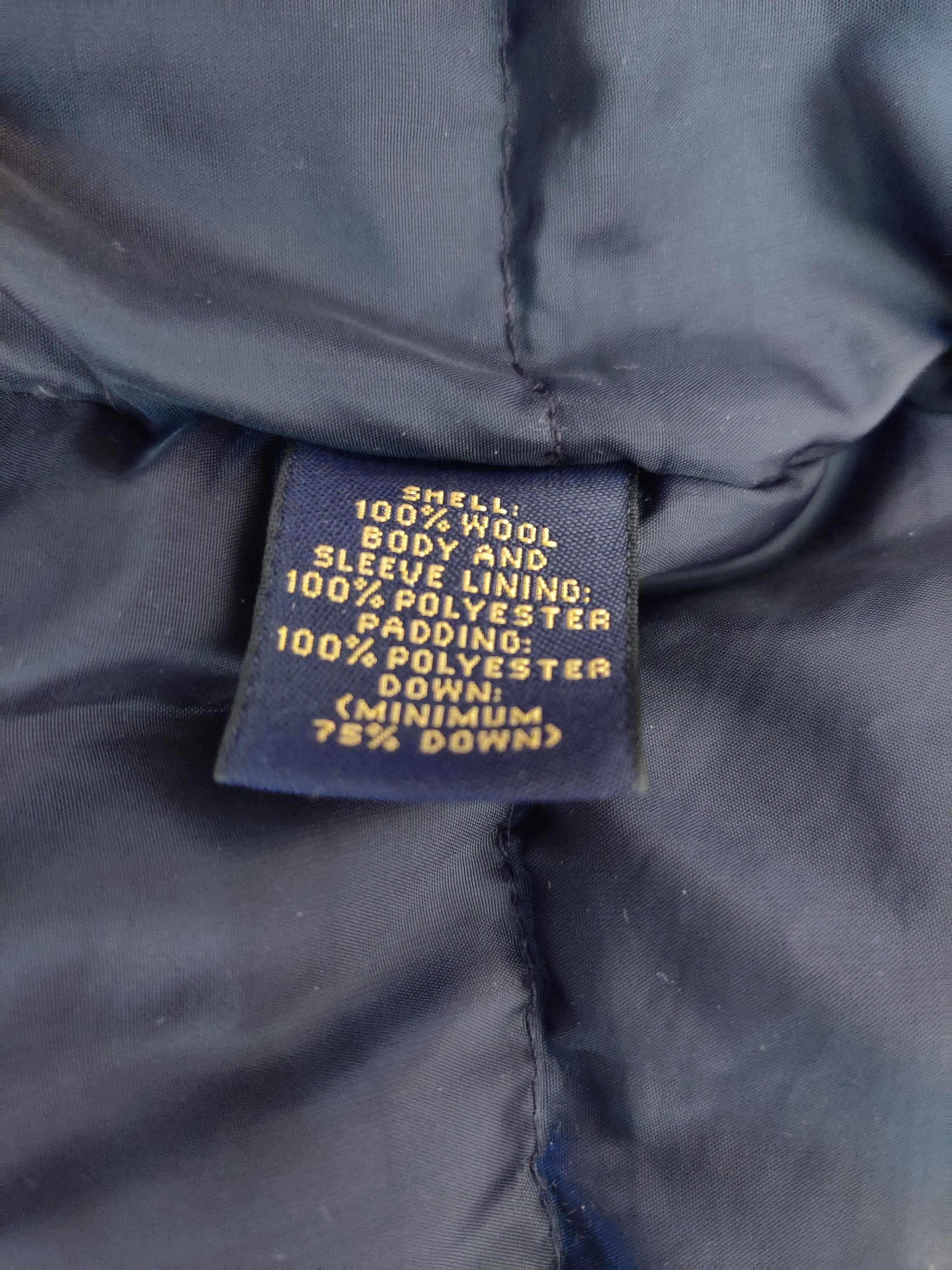 Пуховик Brooks Brothers из шерсти Loro Piana