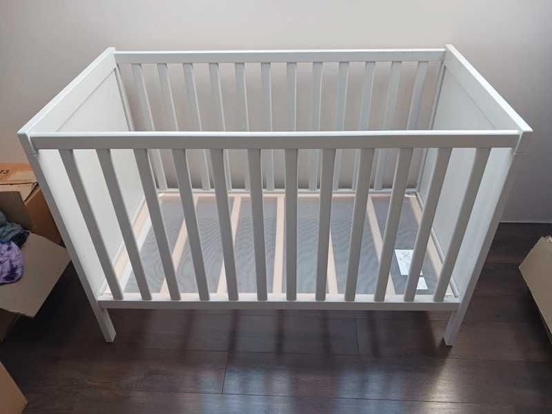 Ikea Sundvik Łóżko dziecięce 60x120 cm - Szare - Polecam