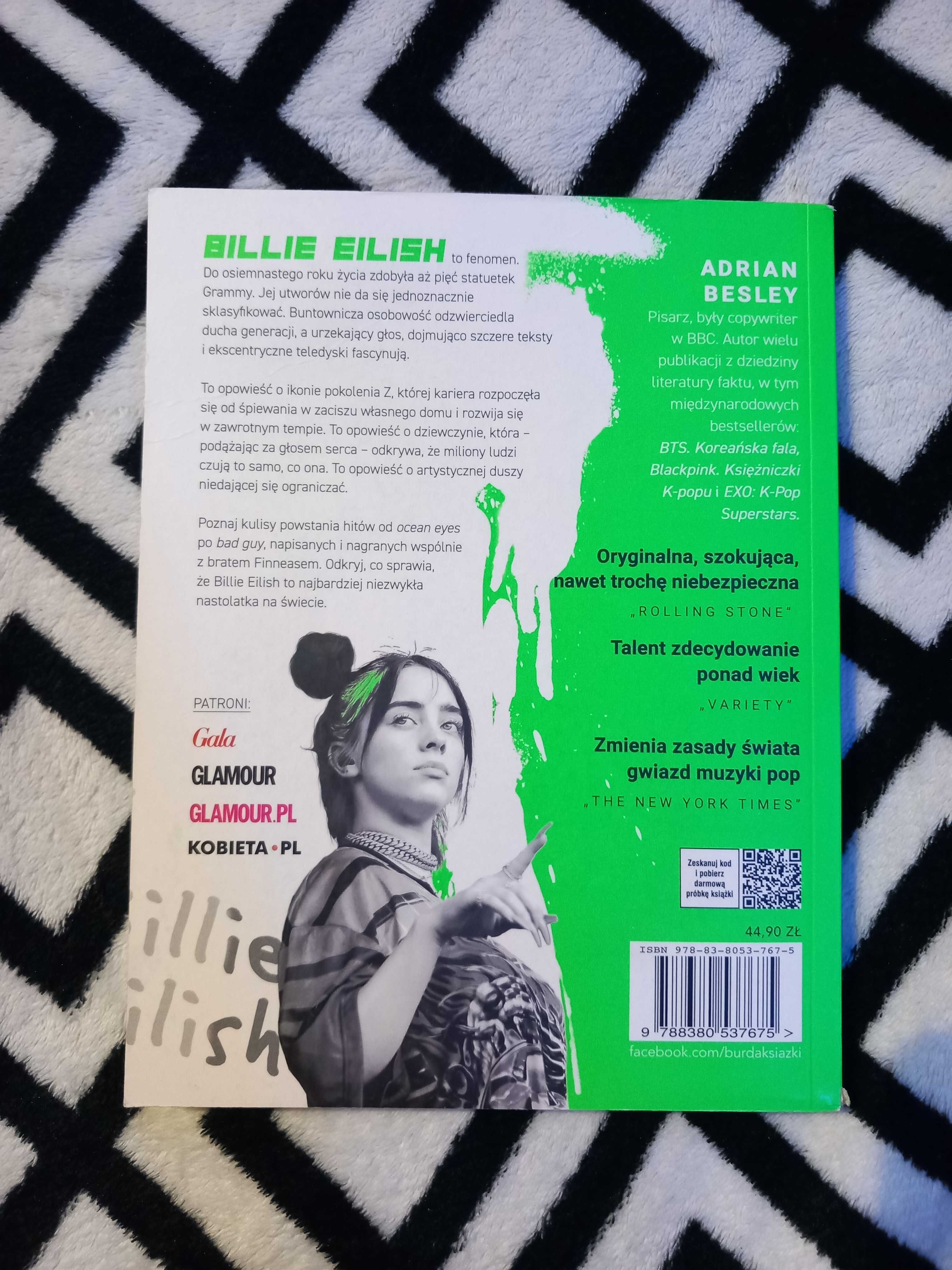 "Książka Droga do gwiazd, Billie Eilish