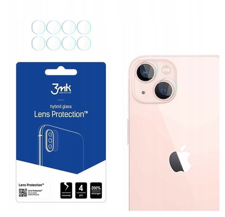 4X 3Mk Szkło Na Aparat Do Iphone 15