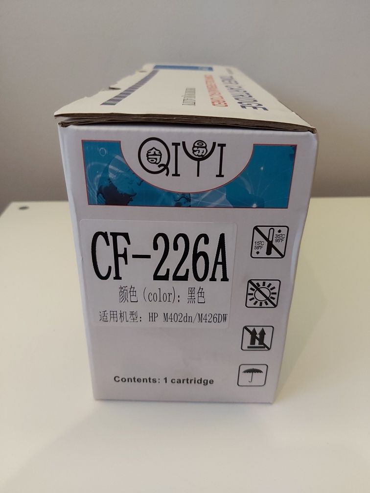 TonerCANON Cartrige E16 oryginał oraz HP Pro M 402DN /426 DW zamiennik