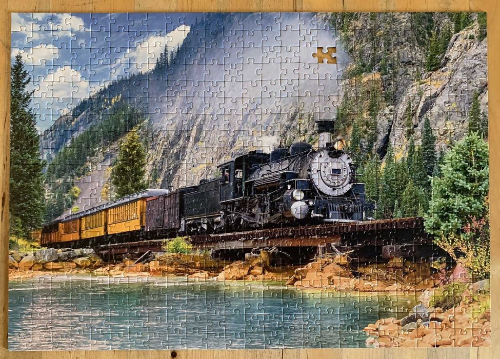 Puzzle Trefl, Górski pociąg, 500 (-1)