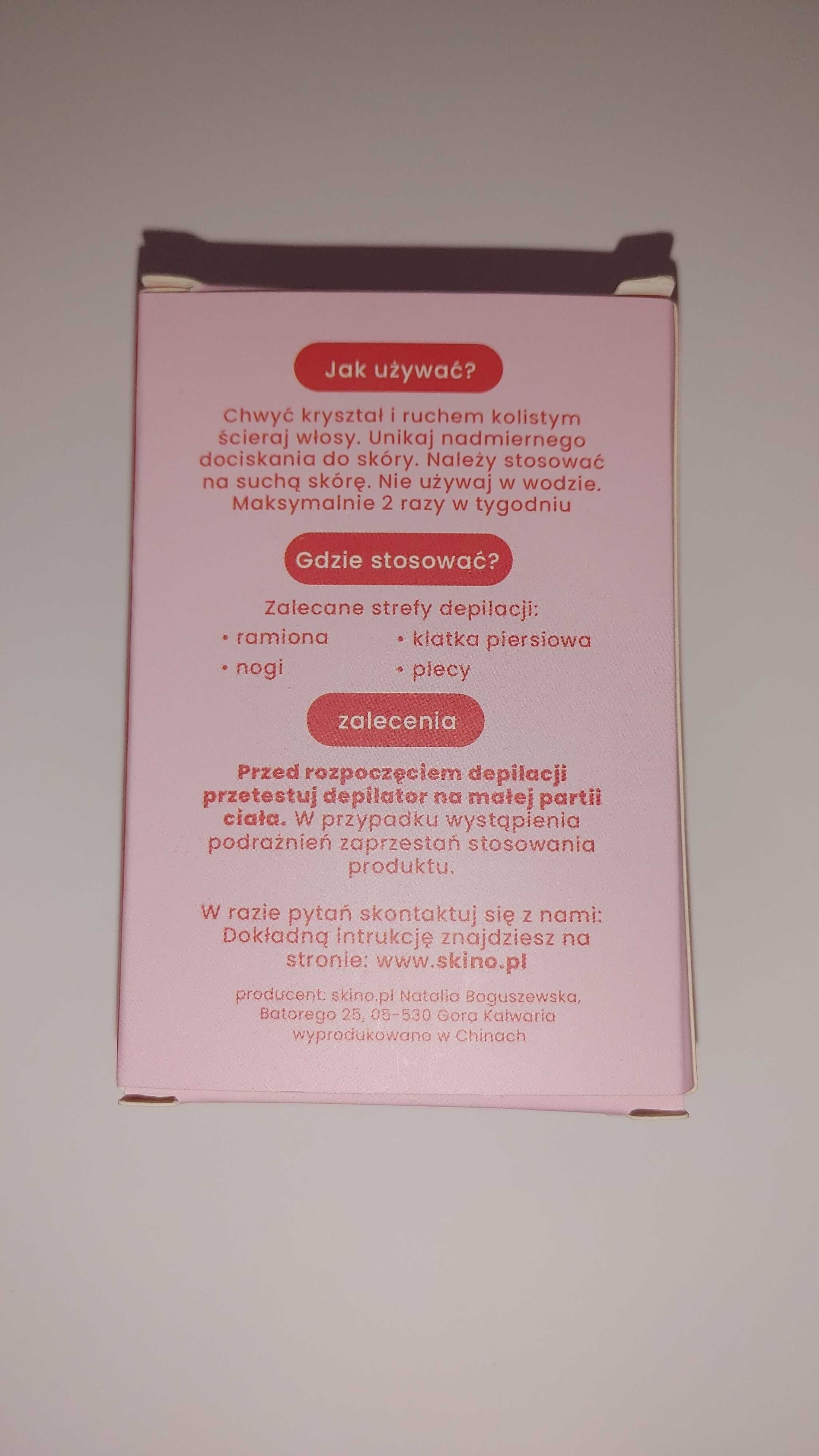 Skino krystaliczny depilator Nowy