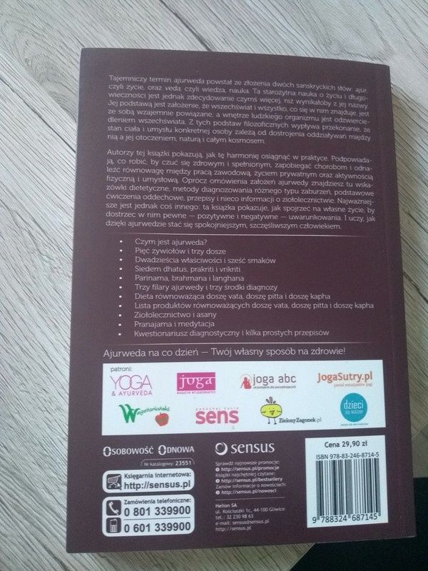 Książka Ajurweda w praktyce Agnieszka Wielobób