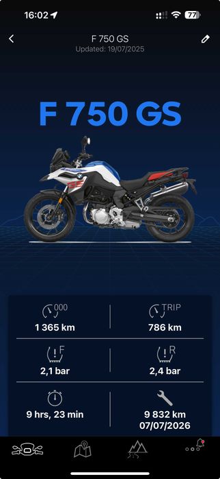 BMW F 750 GS – 2023 – 1380 km – Garantia até 2028