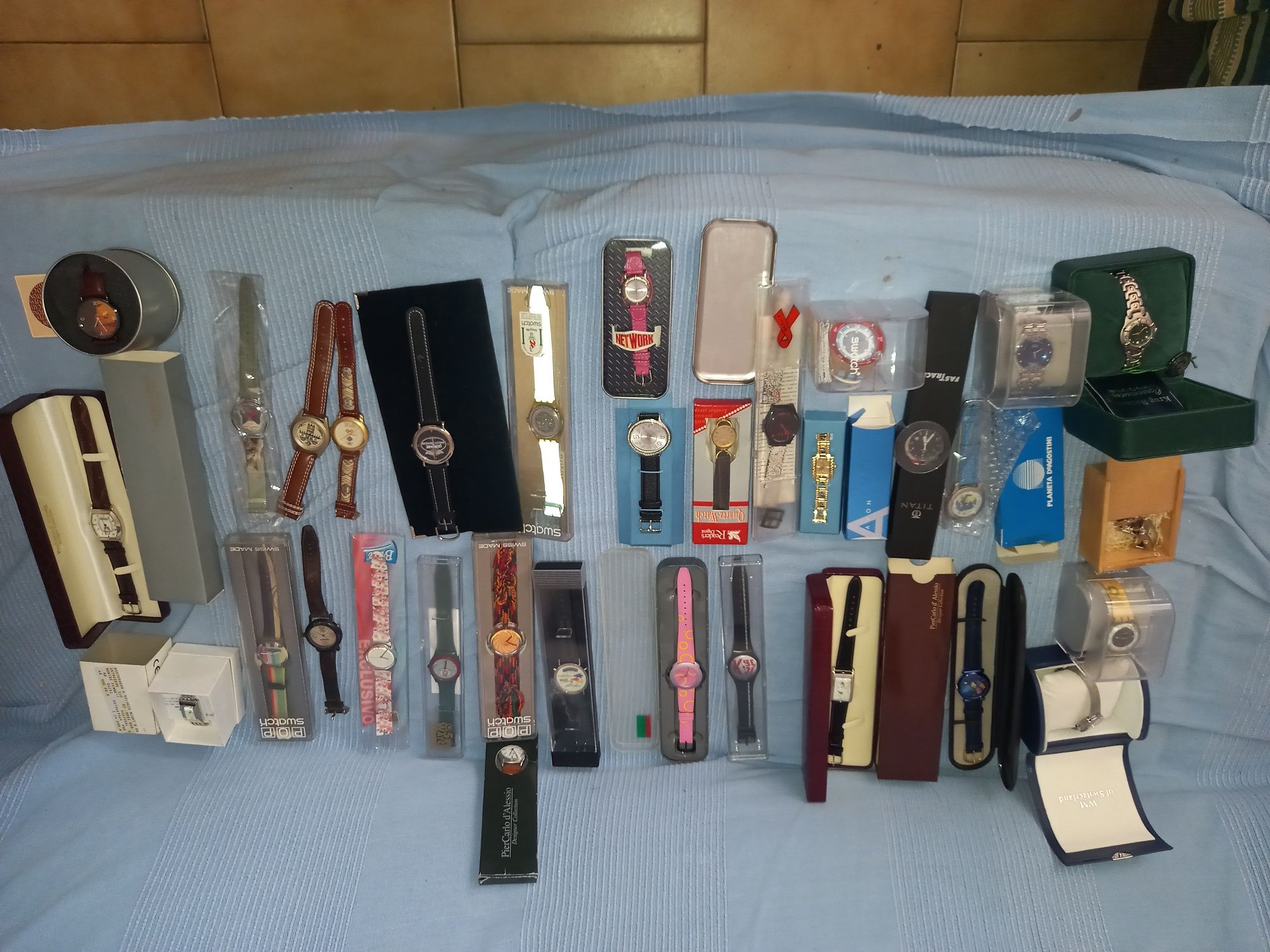 Lote de relógios de coleção