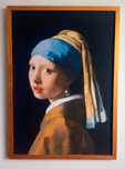 Obraz na płótnie - Dziewczyna z perłą, Johannes Vermeer, 50X70cm