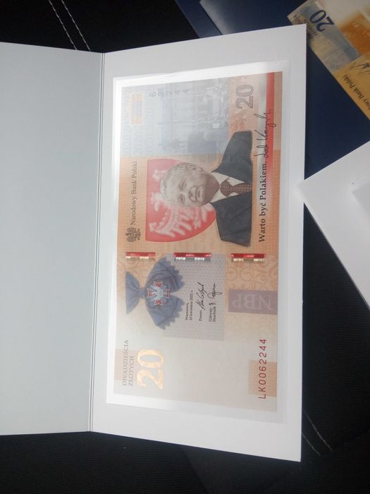Lech Kaczyński banknot kolekcjonerski