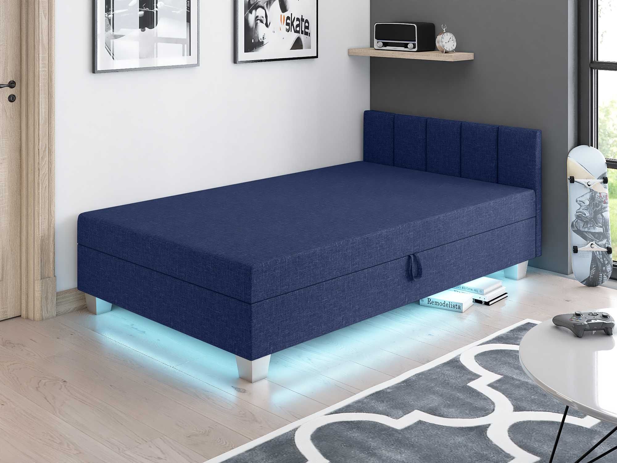 Łóżko z MATERACEM  tapczan młodzieżowy  Jednoosobowy SOFA pojedyncza