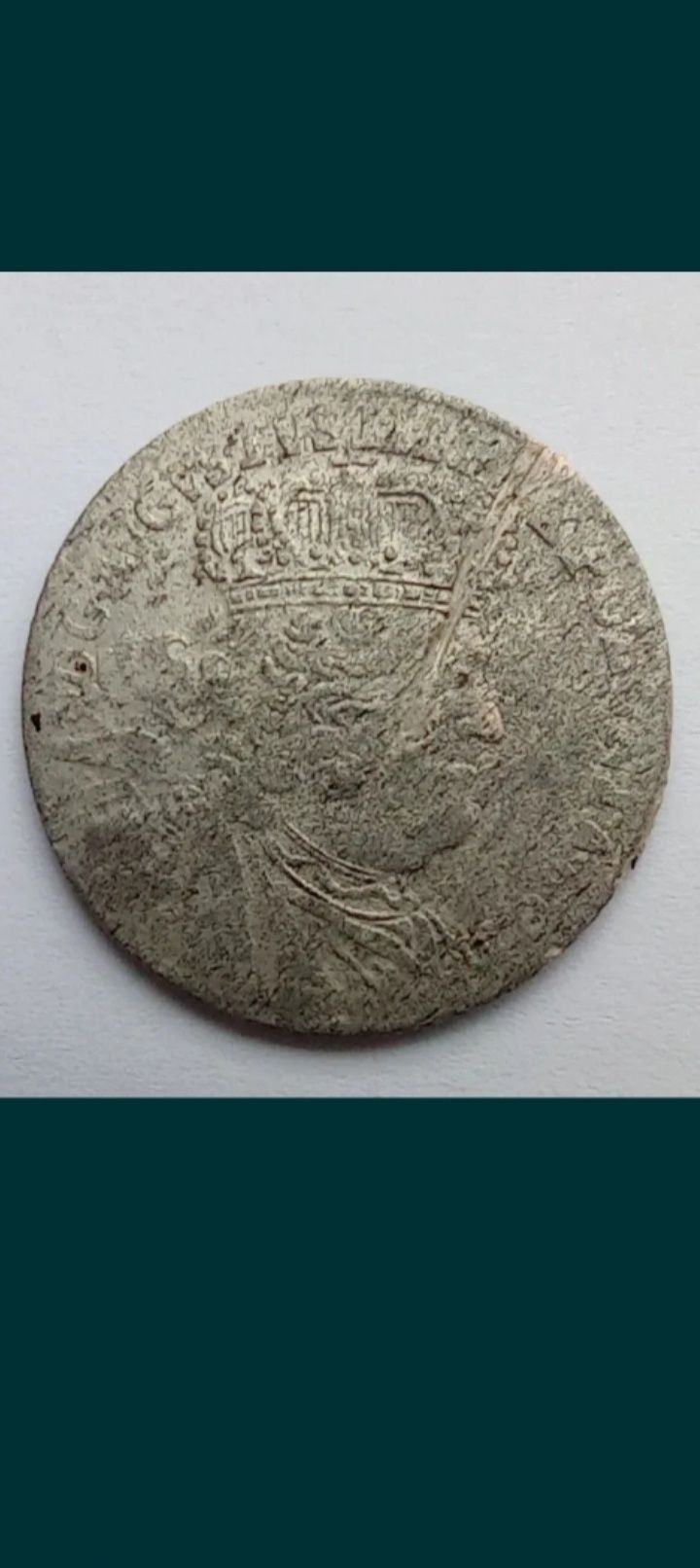 SREBRNA monetą ort Augusta 1754r