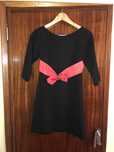Vestido preto liso menina 8-12 anos