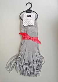 Набір : жіночій шарф і рукавички F&F. Куплений в Англії. Новий