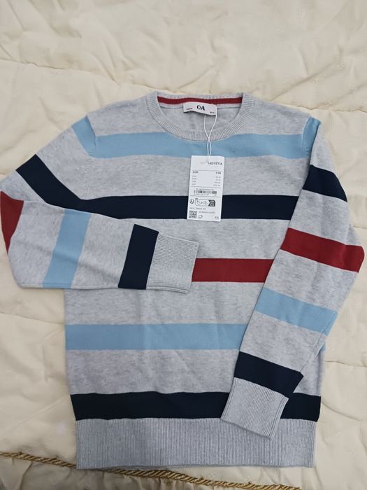 Camisola nova criança, menino 10 anos 140cm