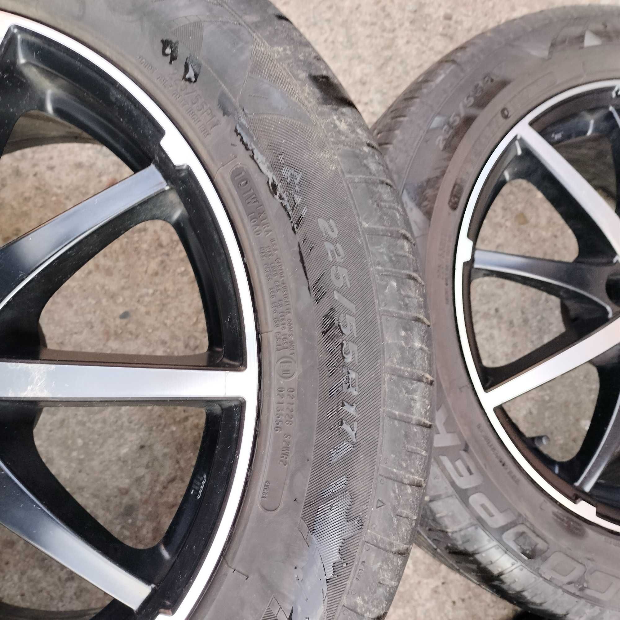 koła ANZIO 17 CALI 5X100 Audi VW Subaru 225/55 r17 LATO