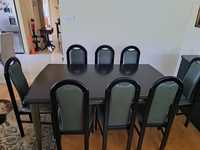 Duży stół plus 8 krzeseł Kler.Okazja