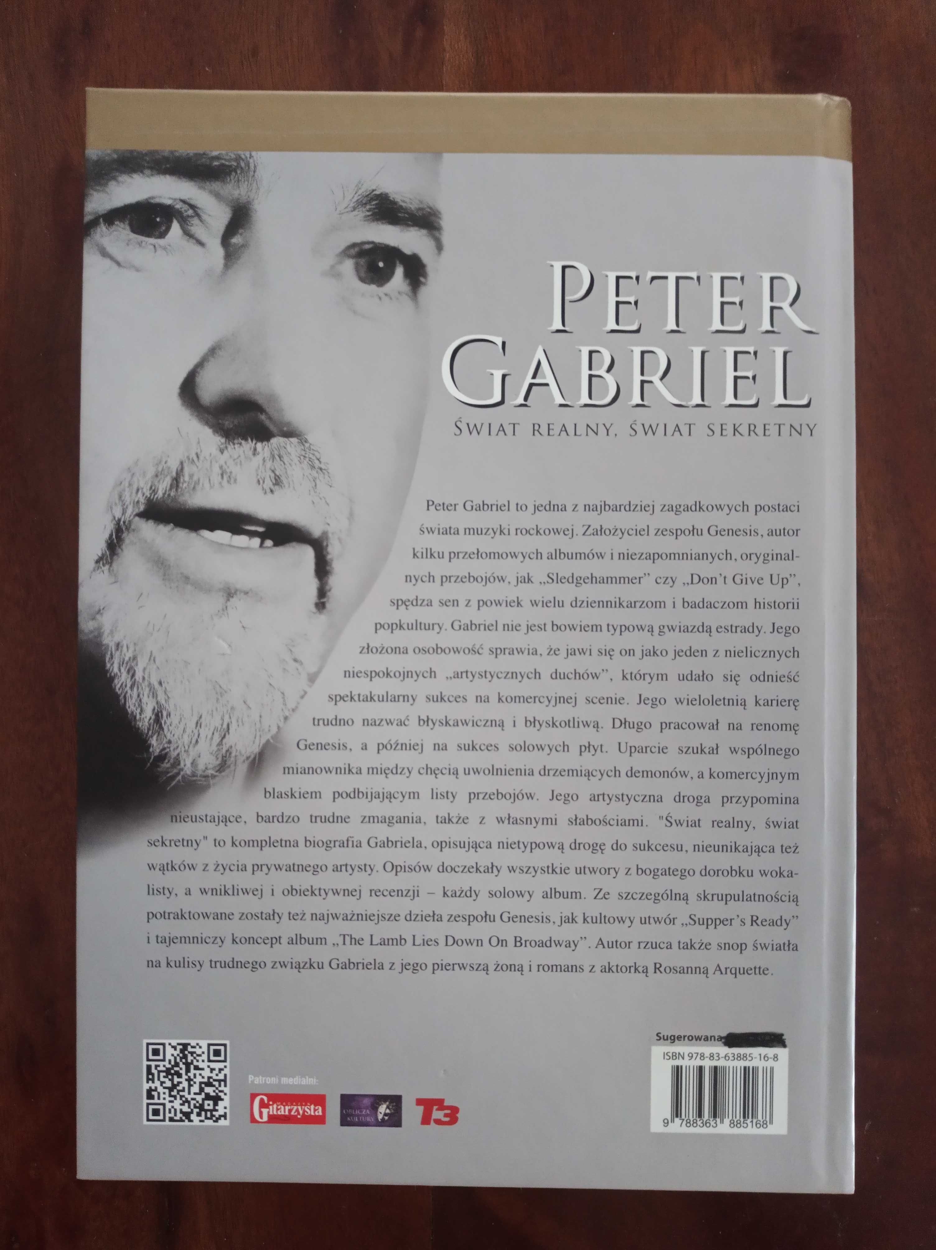 Peter Gabriel Świat realny, świat sekretny, biografia, książka