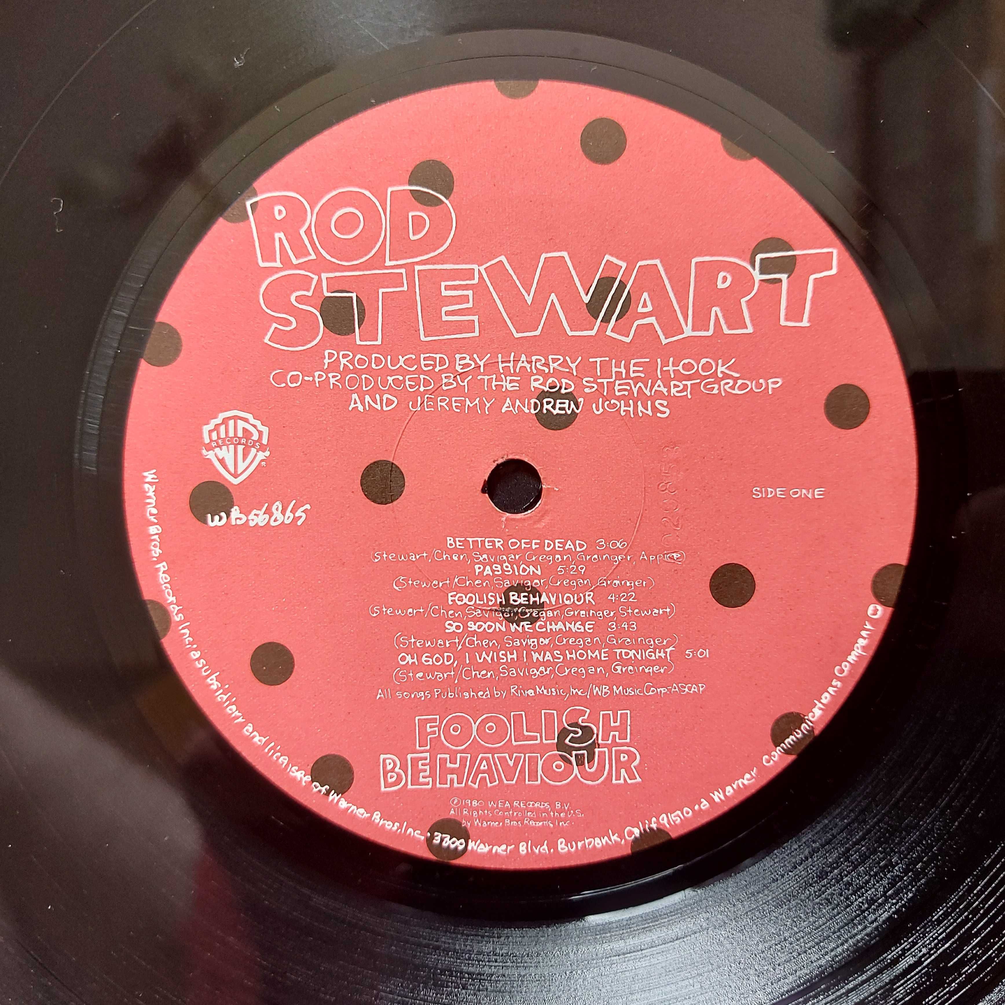 Rod Stewart ‎Foolish Behaviour NL 1980 (EX-/EX+) + inne wydania