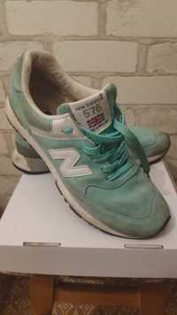 Крутые мятные замшевые кроссы NEW BALANCE