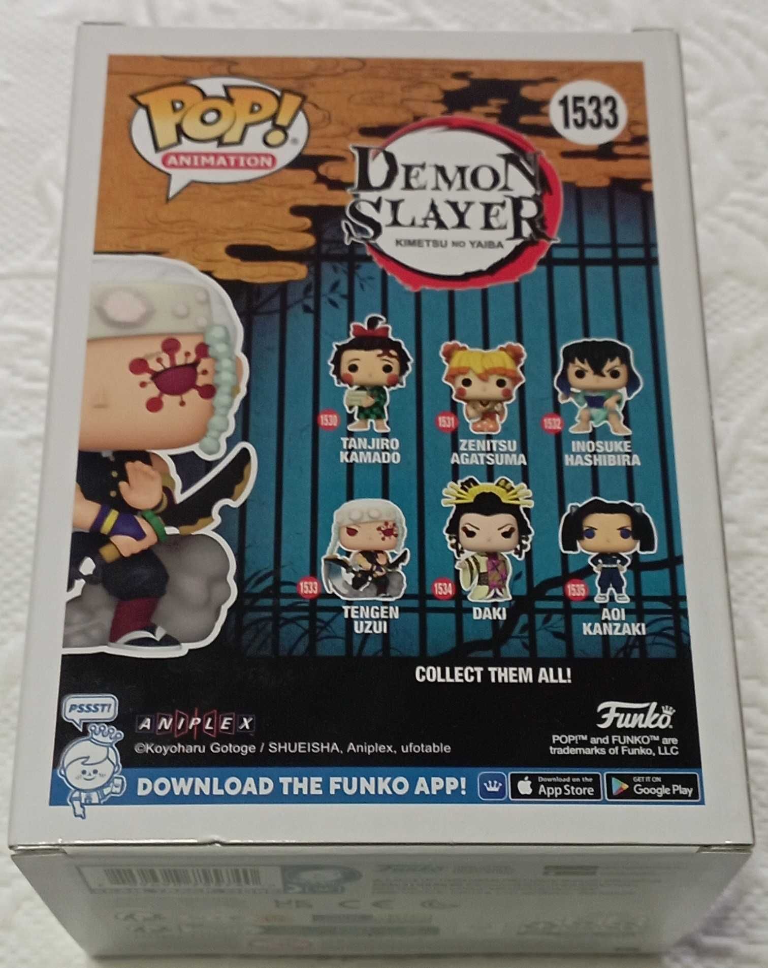 funko pop demon slayer 1533 tengen uzui chase