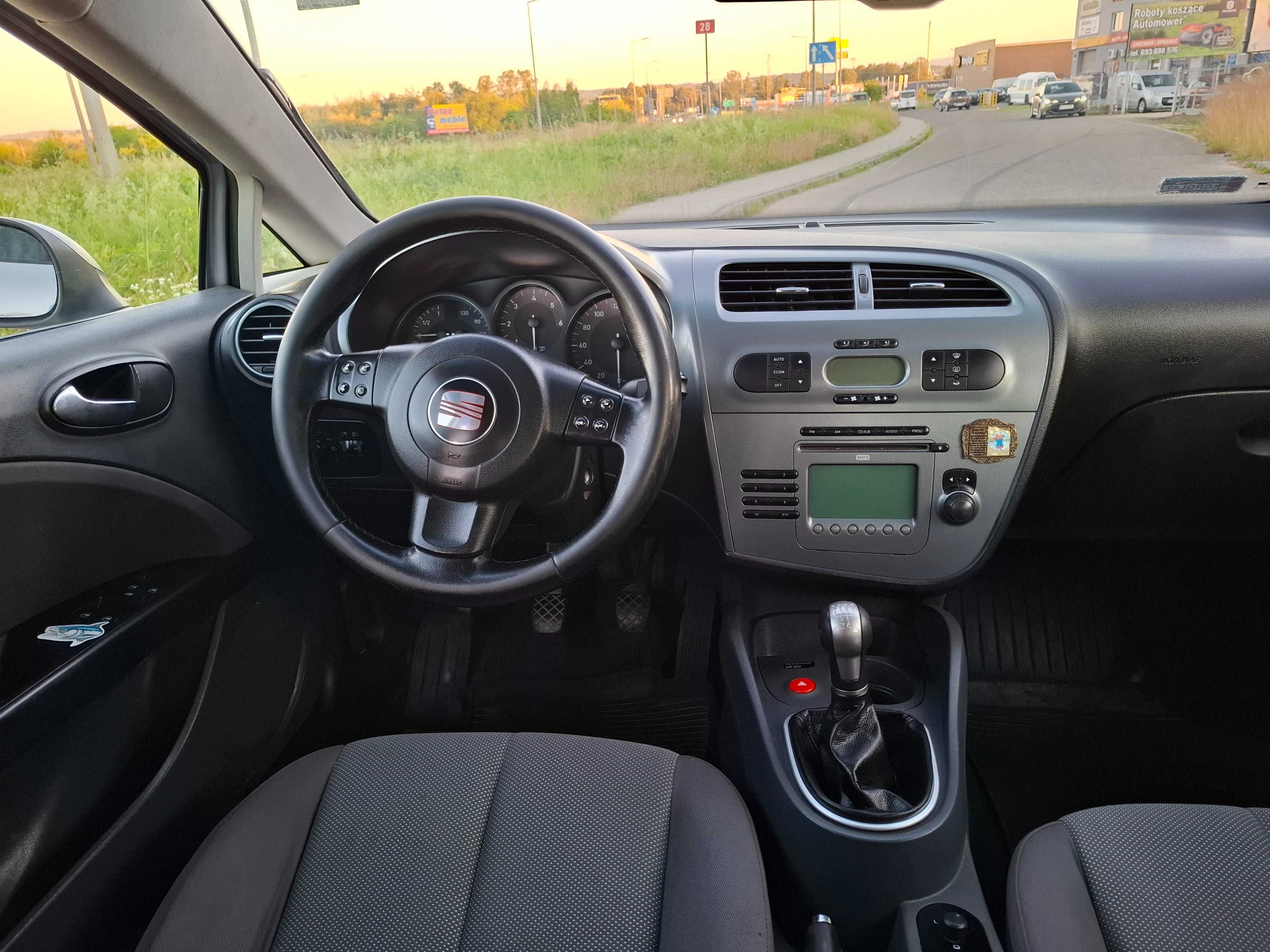 Seat Leon II 1.9 TDI 105KM 2007r Klima Tempomat PDC Alu