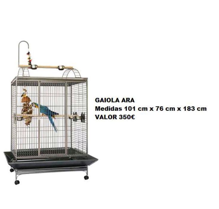 Gaiolas para aves médio e grande porte