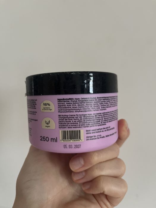 Curl on me maseczka do włosów kręconych Twisty nutridome hair cream