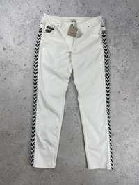 Isabel marant x h&m  white denim embroidered jeans жіночі джинси