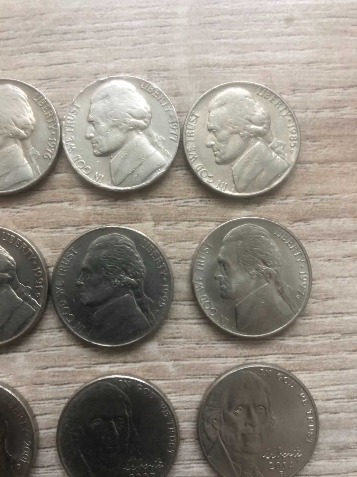 Монети 5 центів США