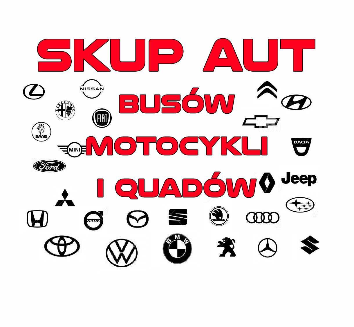 SKUP AUT GOTÓWKA Olesno Lubliniec Praszka Myszków Zawiercie Motocykli