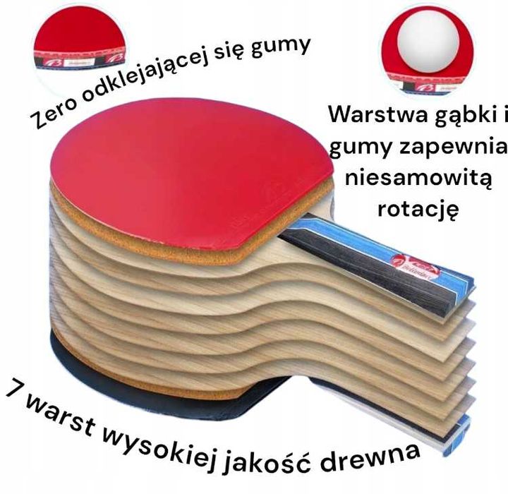 PING PONGA tenisa stołowego siatka rakietki PIŁKI ETUI PREZENT DZIECKA