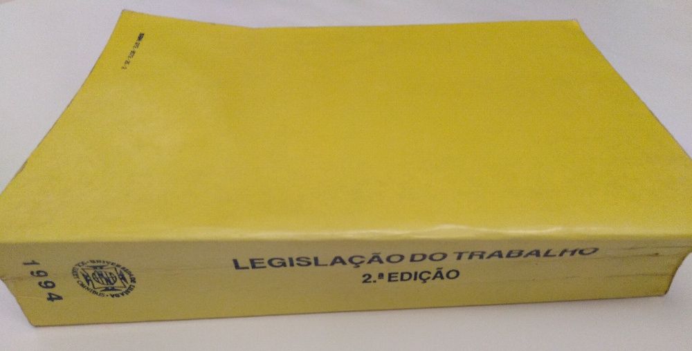 Livro técnico 'Legislação do Trabalho'