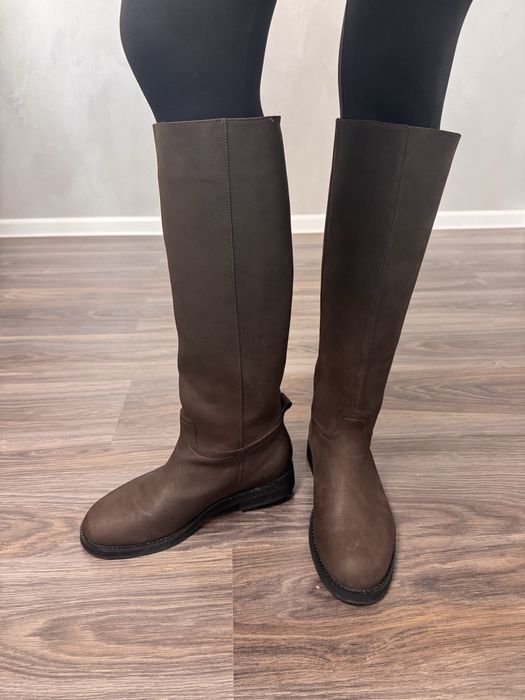 Чоботи шкіряні на утеплювачі