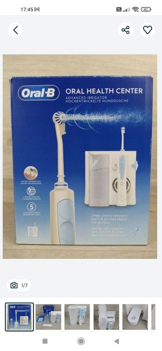 Oral-B Health Center Irygator do użytku domowego z technologią Oxyjet